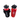 Red Stainless Steel Water Bottle featuring a carrying sleeve and strap.