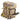 45L Khaki American Flag Backpack with Cup Holders with 360 degree opening.