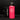 Hot Pink Stainless Steel Water Bottle featuring a black carrying sleeve and strap.