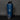 Navy 26 oz Stainless Steel Shaker Bottle with black lid and metal whisk for mixing on textured background.