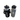 Light Gray Stainless Steel Water bottle featuring a black carrying sleeve and strap.