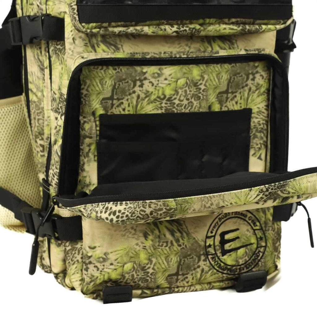 Adventure-ready 45L Exotic Backpack with cup Holders