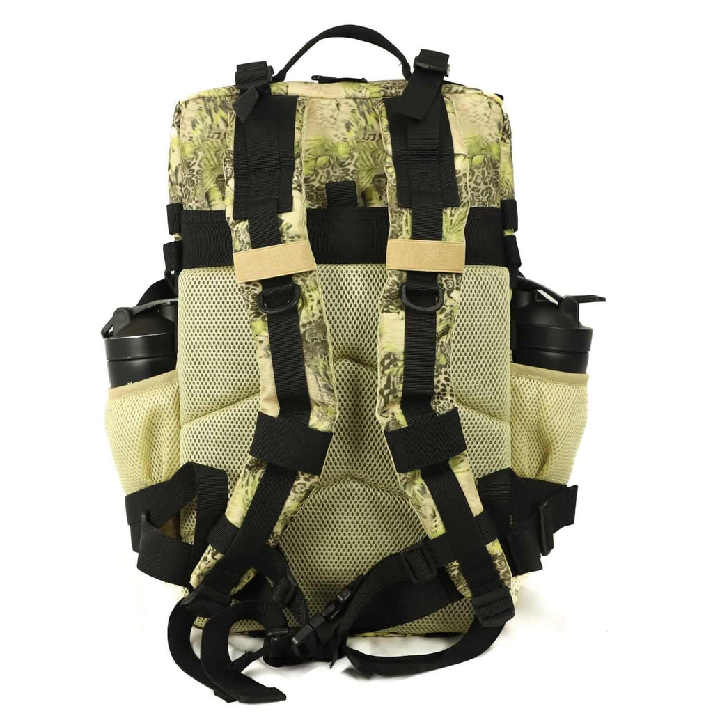 Tropical-themed 45L Backpack with Cup Holders