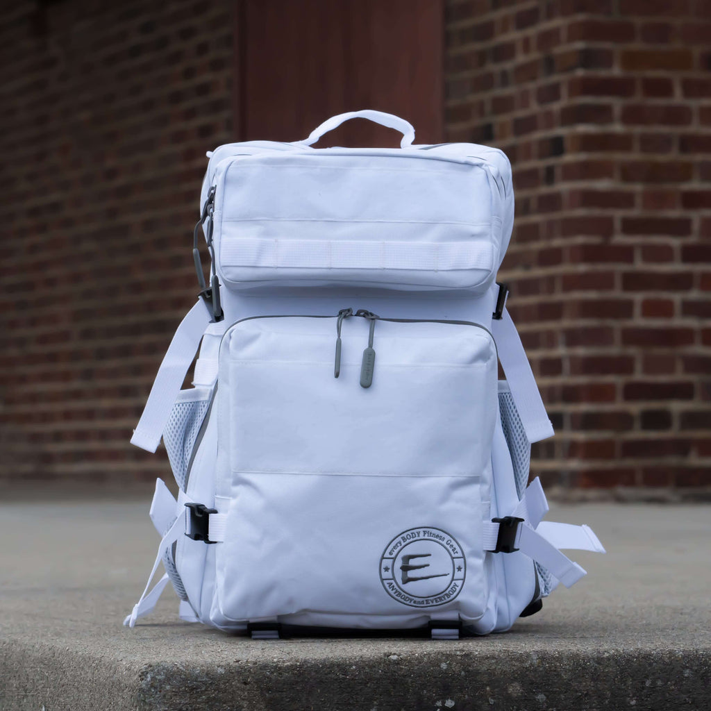 White Backpack for Outdoors