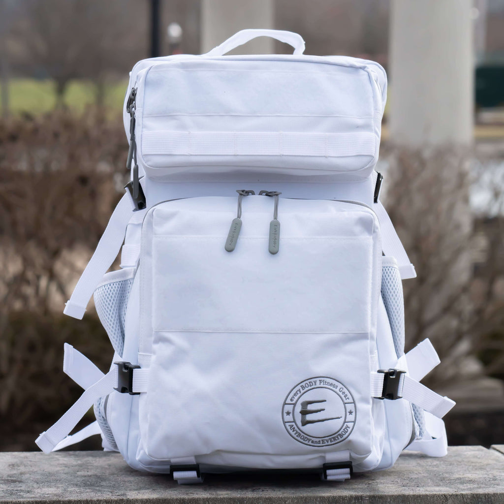 White Backpack for School