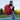 30L Red Backpack with Cup Holders that has multiple compartments.
