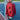30L Red Backpack with Cup Holders against a blue background.