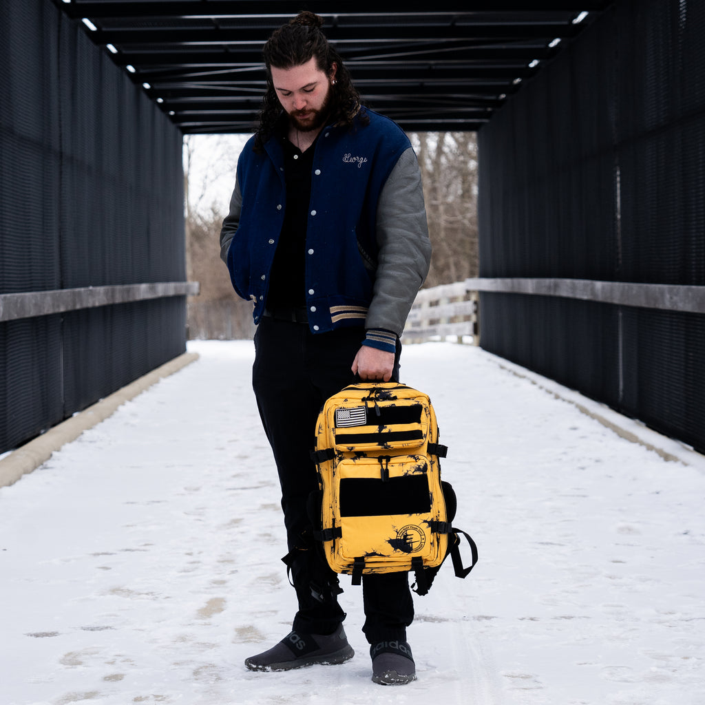 Yellow Tie Dye Backpack