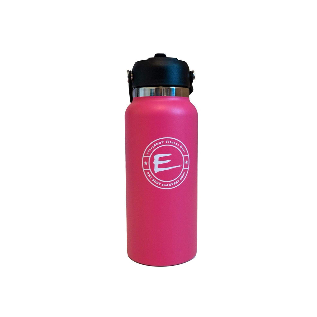 pink stainless steel water bottle 32fl oz