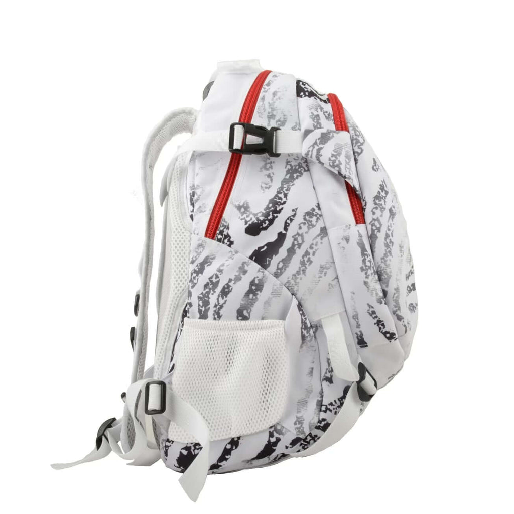 30L Zebra-themed Backpack with drink holders