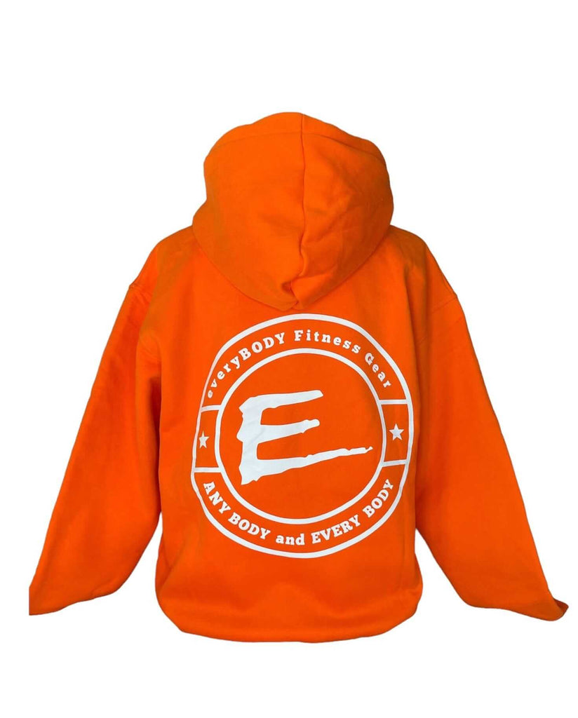 unisex orange hoodie