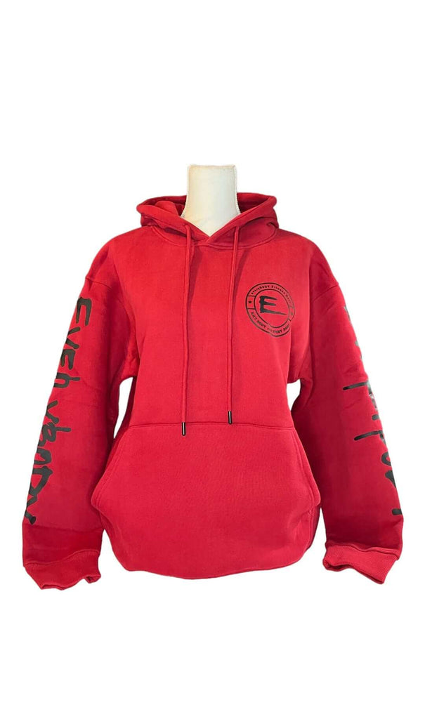 unisex red hoodie