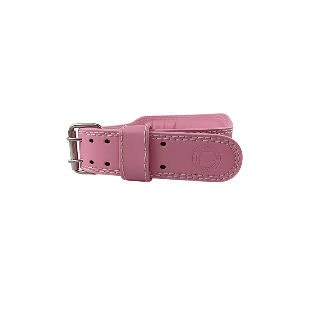 Pink Gym Belt in Leather