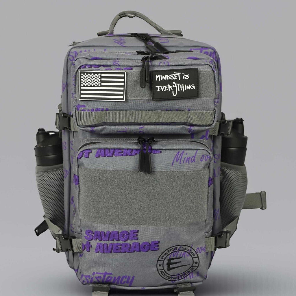 Uplifting Motivational Quote Backpack with Compartments