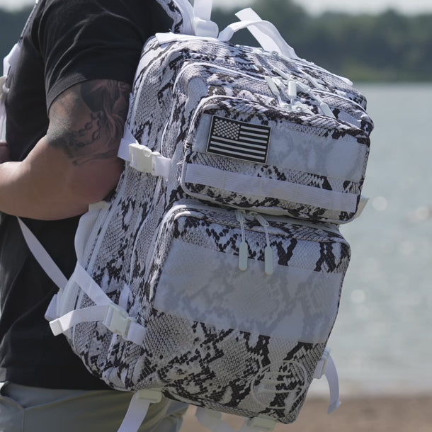 Snakeskin Backpack